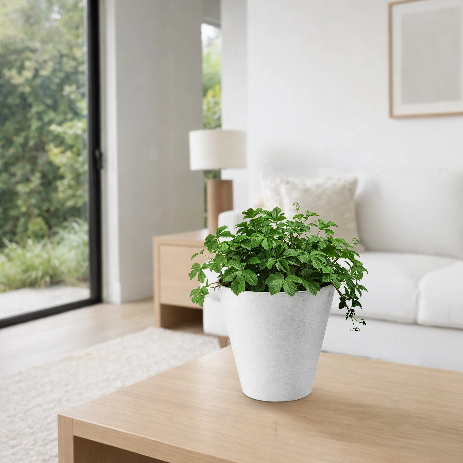 Respect White 20cm Repot Self Watering Planter