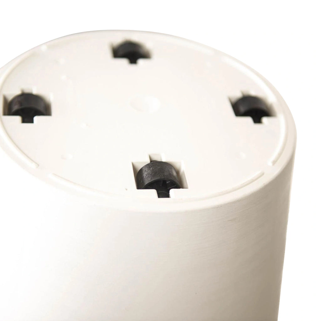Respect White 40cm Time Planter with Wheels