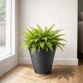 Respect Black 25cm Repot Self Watering Planter – medium black self watering repot planter for indoor plants and flowers
