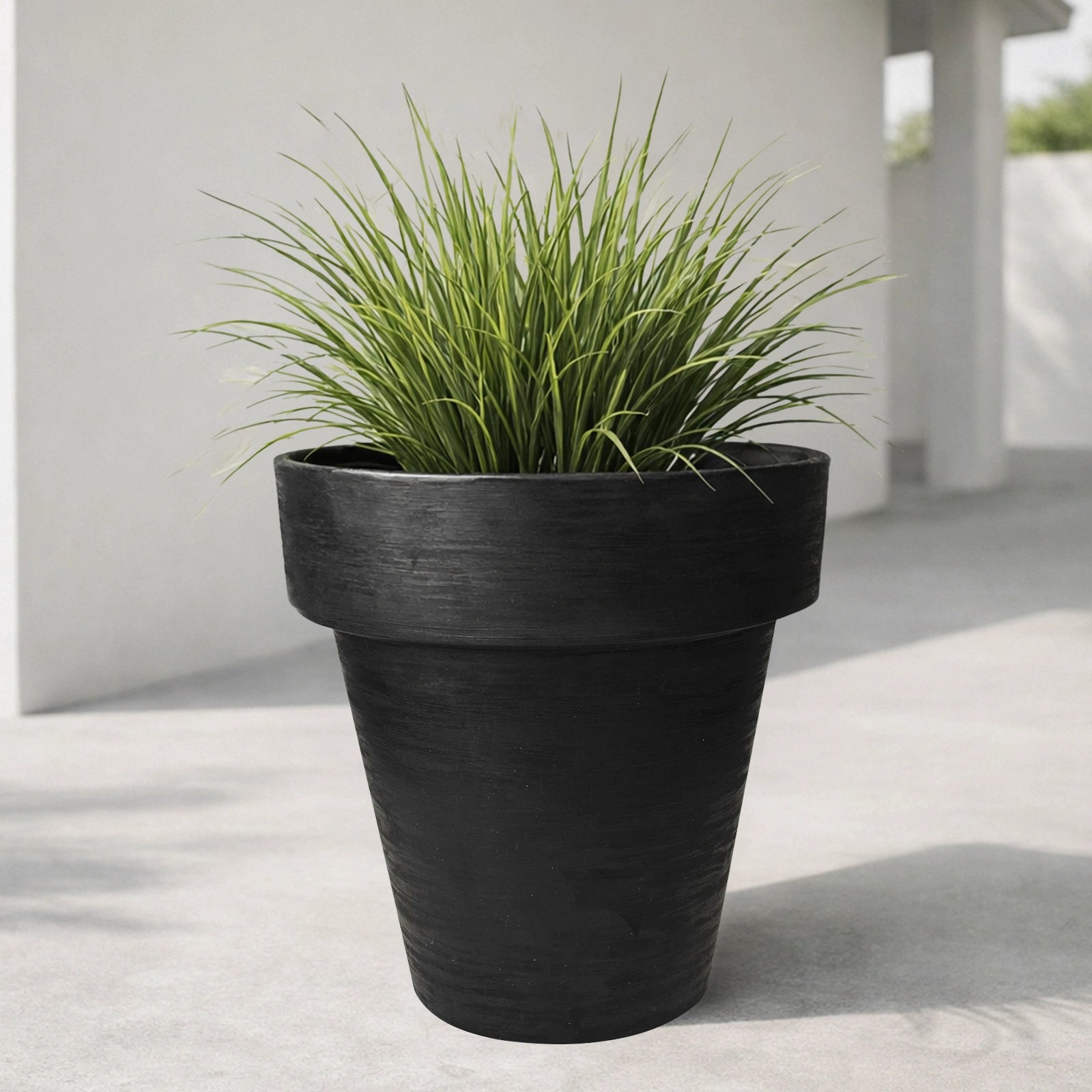 Respect Black 30cm Time Planter