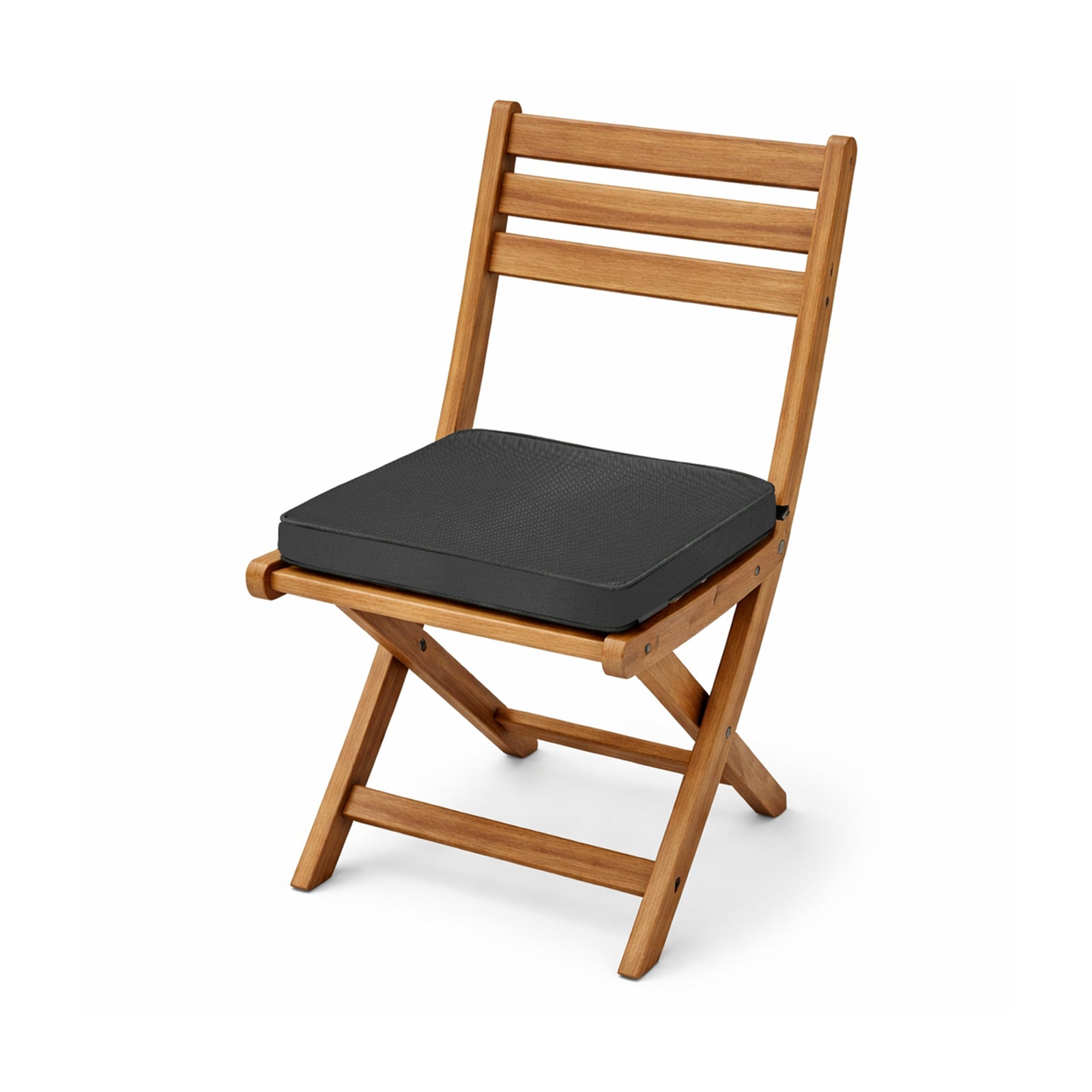 Respect Black 42cm Outdoor Square Cushion