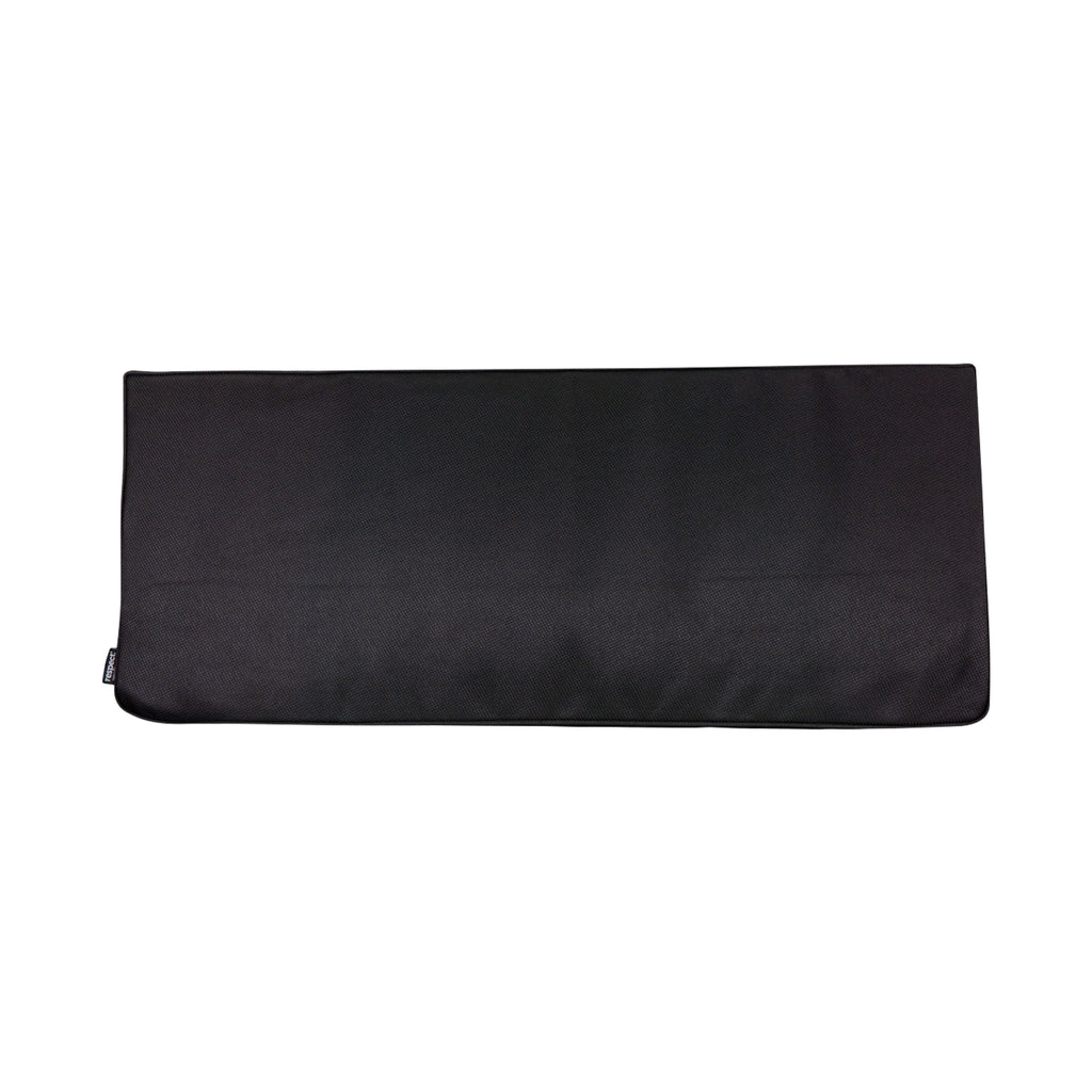 Respect Black 46cm Outdoor Bench Cushion – weather-resistant black bench seat pad for outdoor garden furniture
