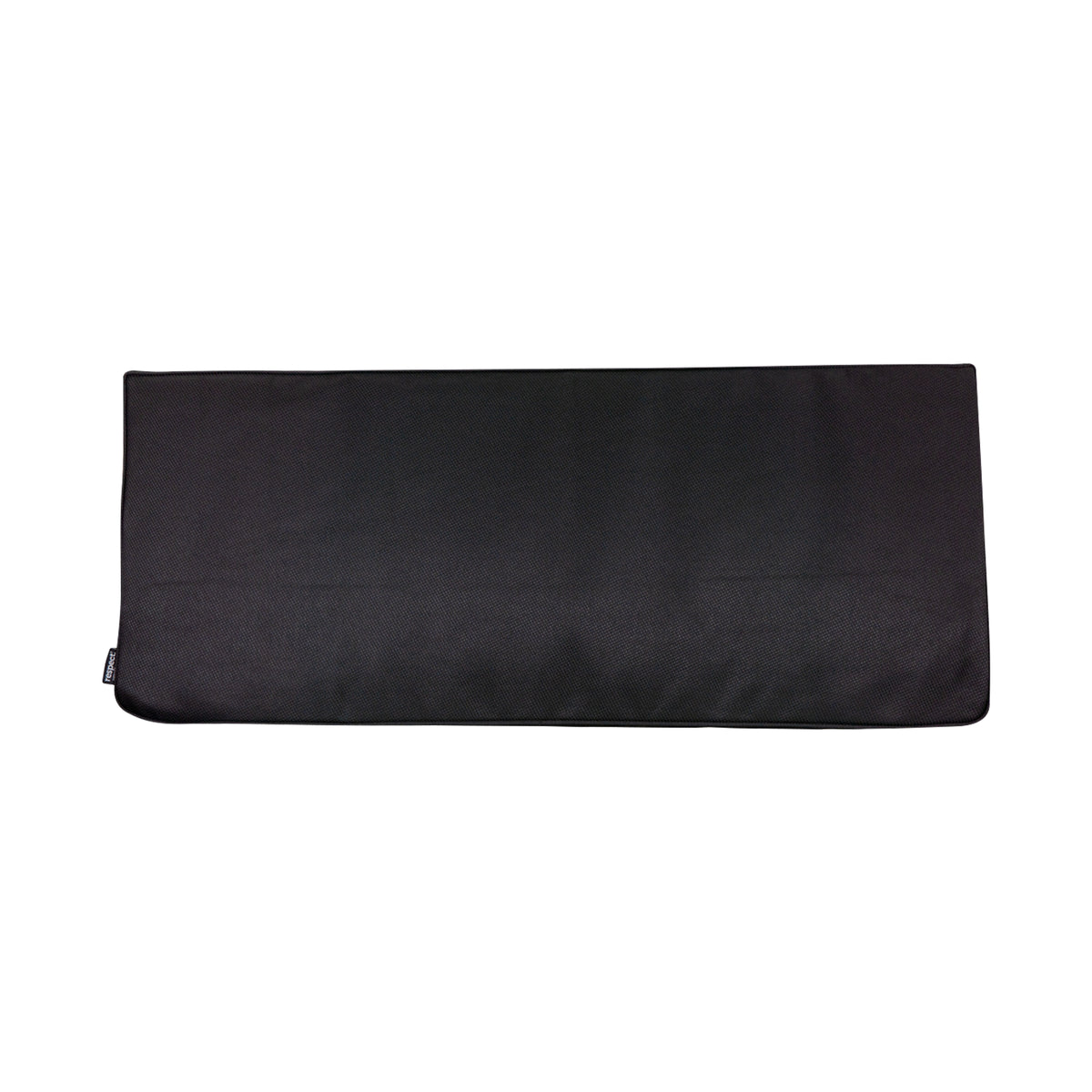 Respect Black 46cm Outdoor Bench Cushion – weather-resistant black bench seat pad for outdoor garden furniture