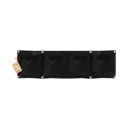 Respect Black 79cm 4-Pocket Horizontal Flexi Fabric Grow Bag