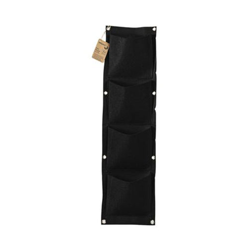 Respect Black 79cm 4-Pocket Vertical Flexi Fabric Grow Bag
