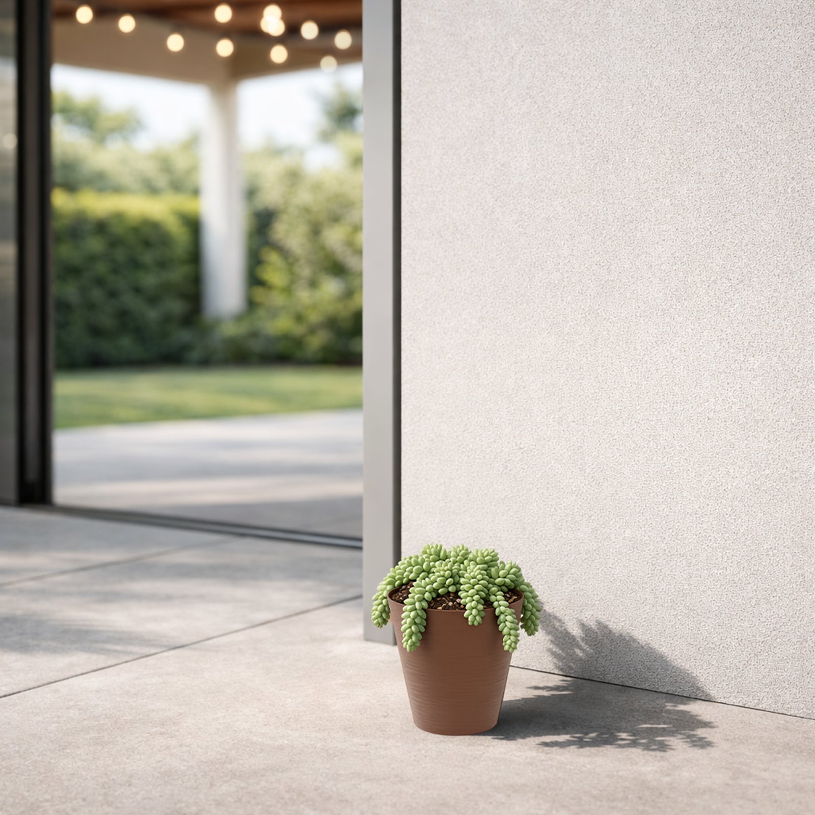Respect Brown 16cm Terracotta Repot Self-Watering Planter