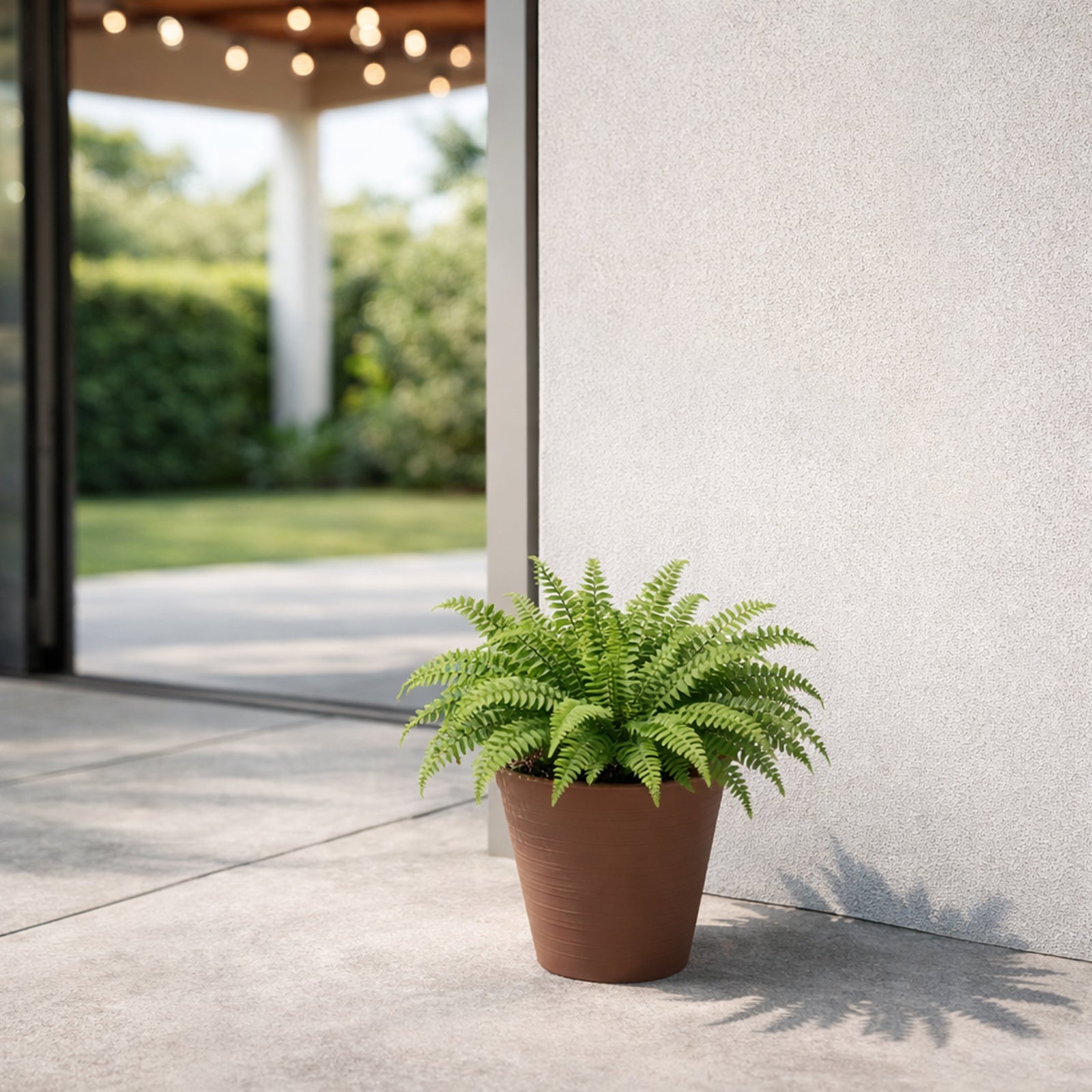 Respect Brown 20cm Terracotta Repot Self-Watering Planter