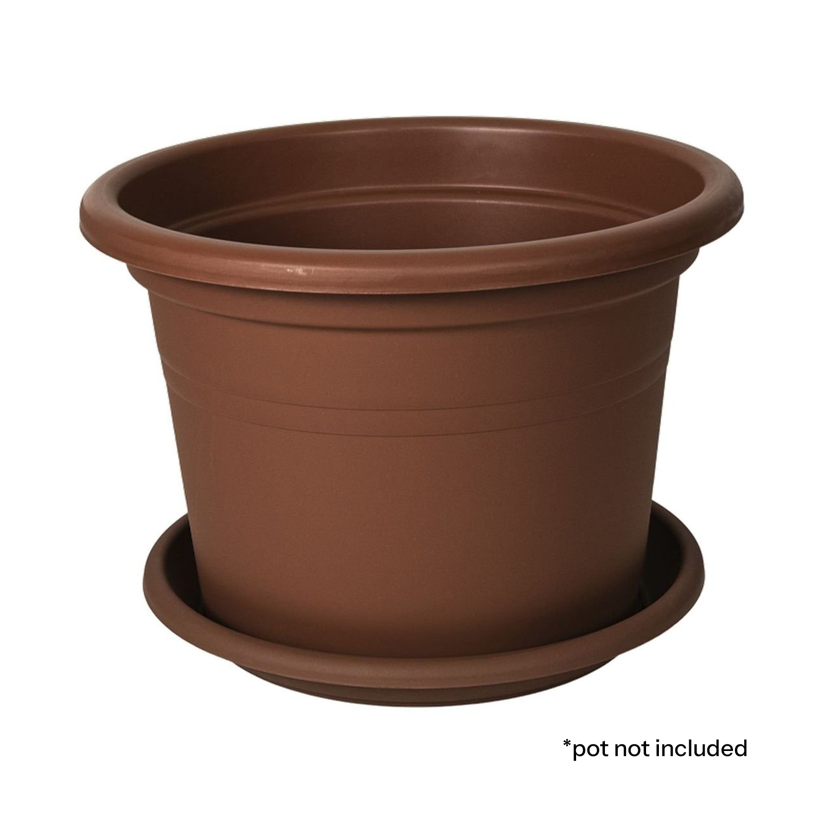 Respect Brown 45cm Terracotta Cylinda Saucer