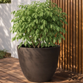 Respect Brown 58cm Milano Self Watering Planter – extra large brown self watering planter for outdoor garden displays