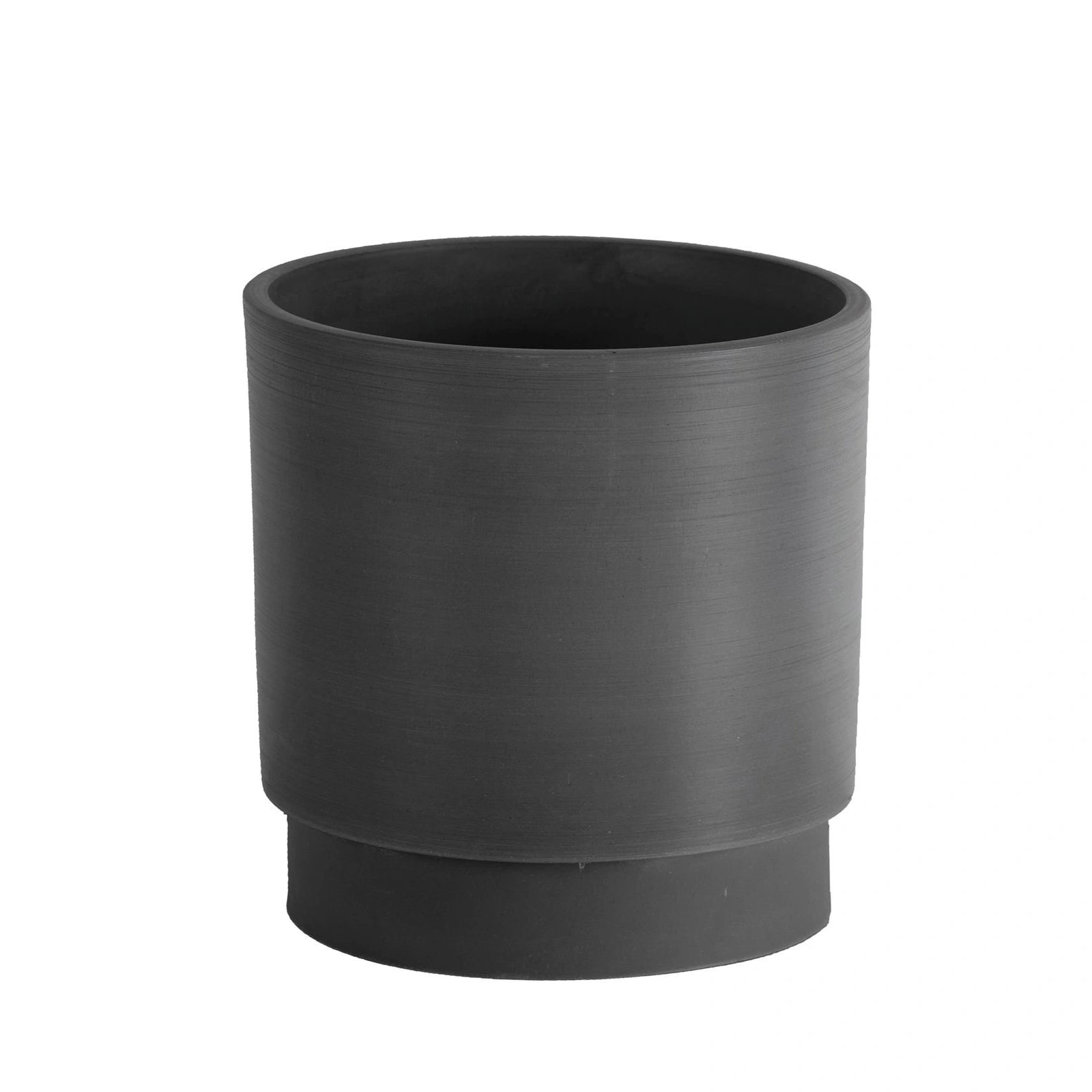 Respect Charcoal 18cm Cirque Cylinder Planter