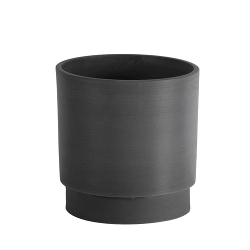 Respect Charcoal 18cm Cirque Cylinder Planter