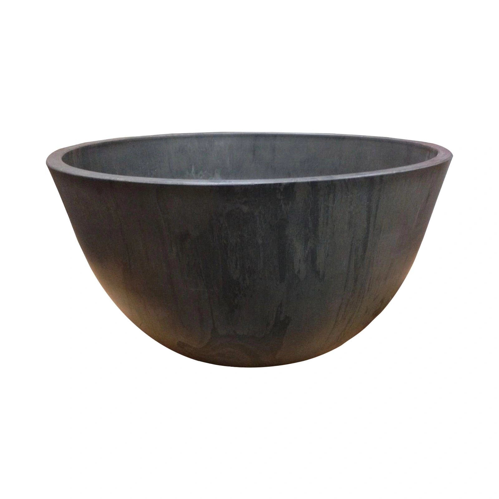 Respect Charcoal 31cm Green Earth Low Bowl Planter