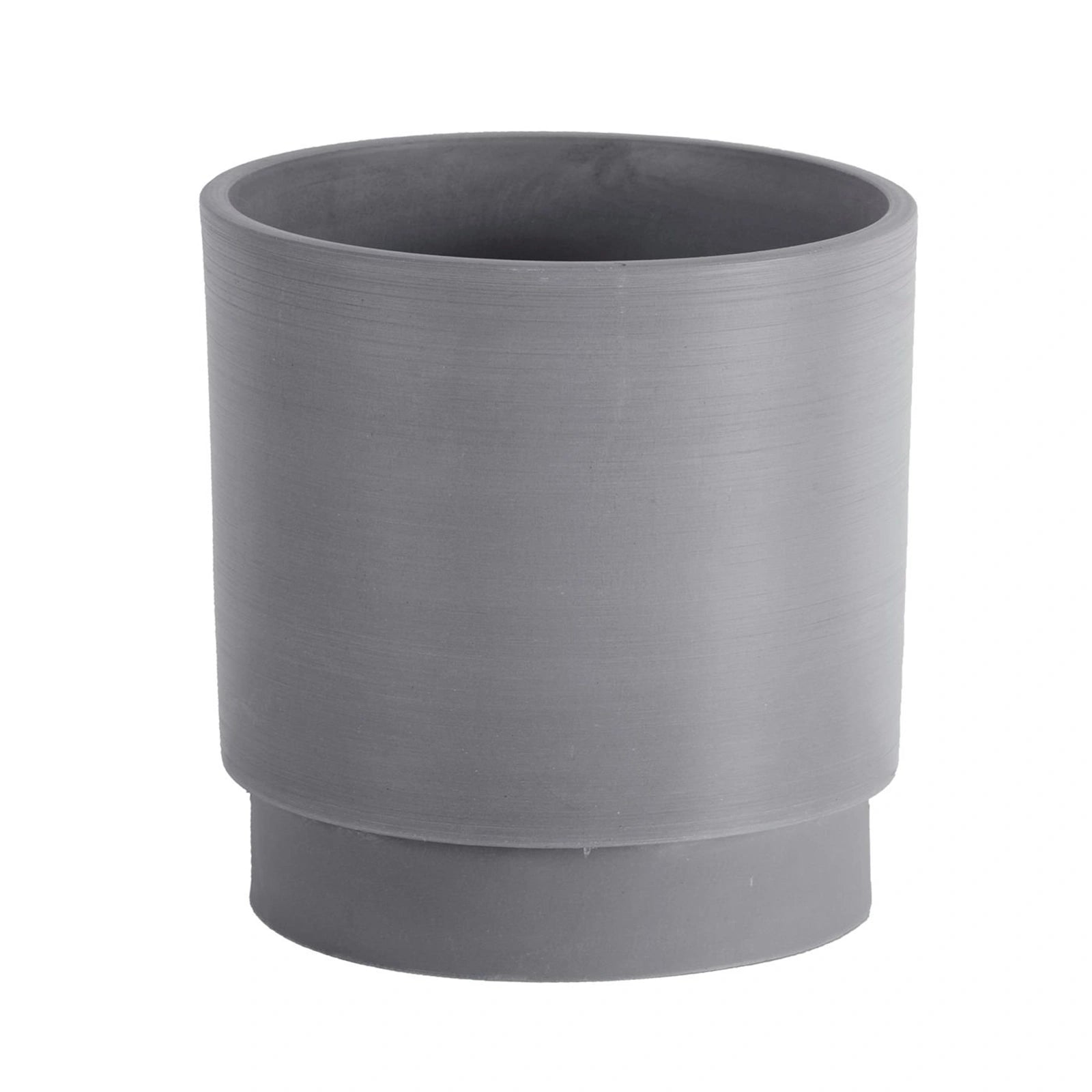 Respect Grey 18cm Cirque Cylinder Planter