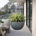 Respect Grey 31cm Green Earth Hanging Planter