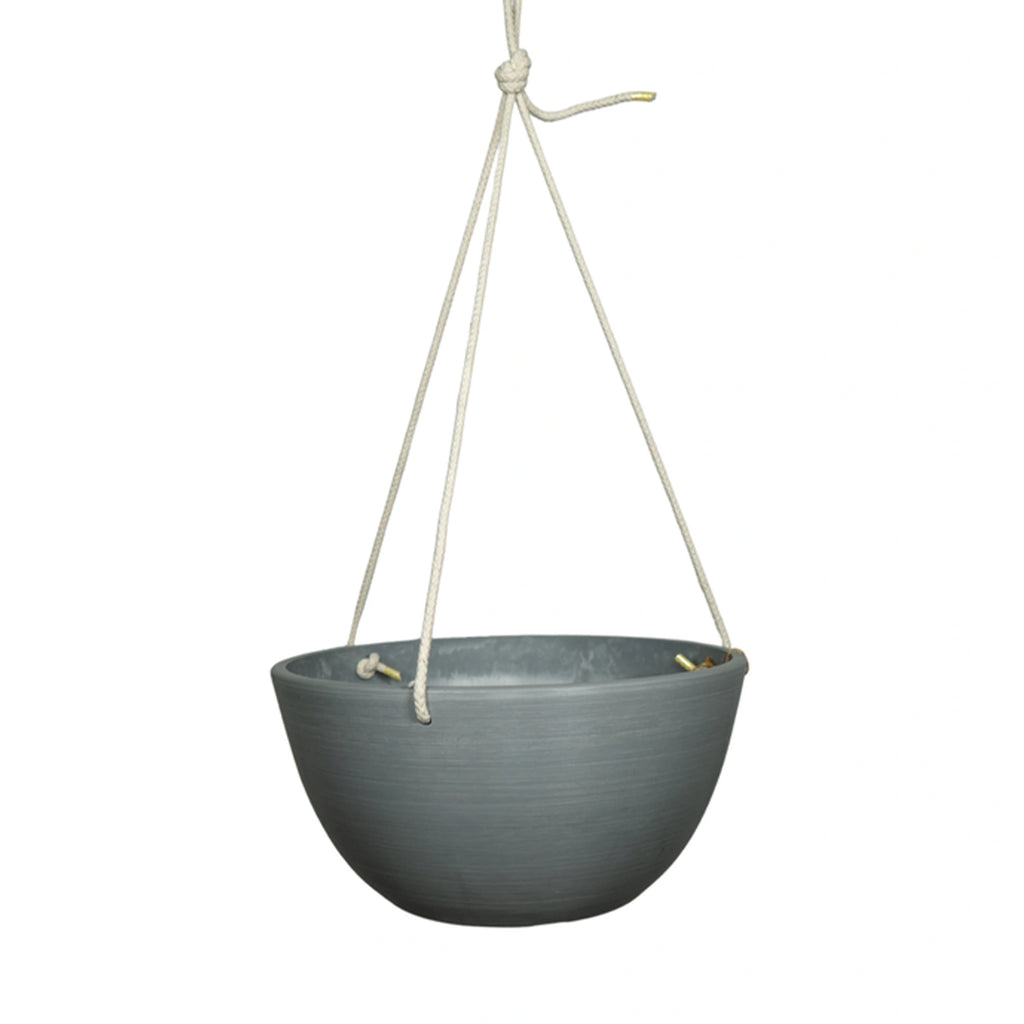 Respect Grey 31cm Green Earth Hanging Planter