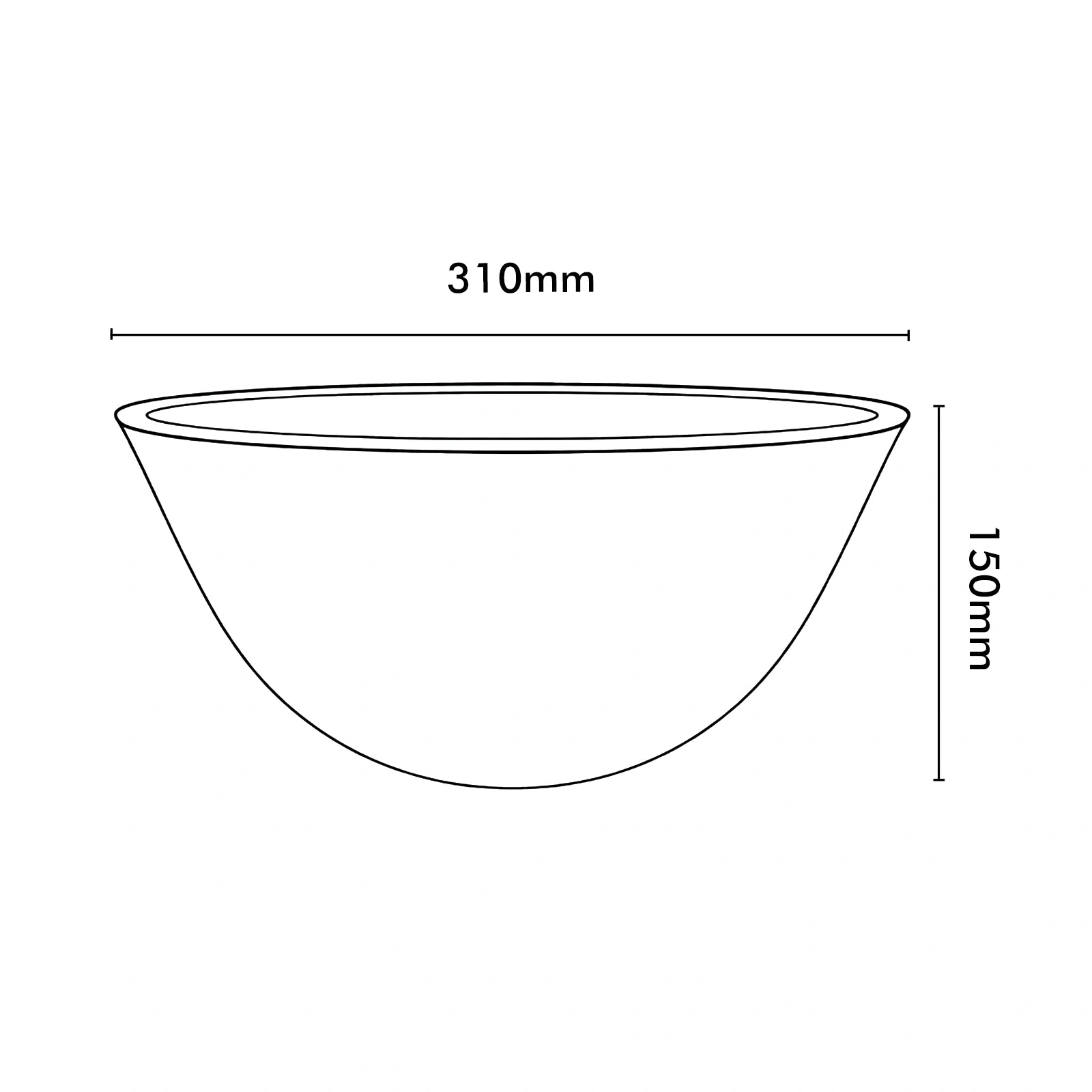 Respect Grey 31cm Green Earth Low Bowl Planter