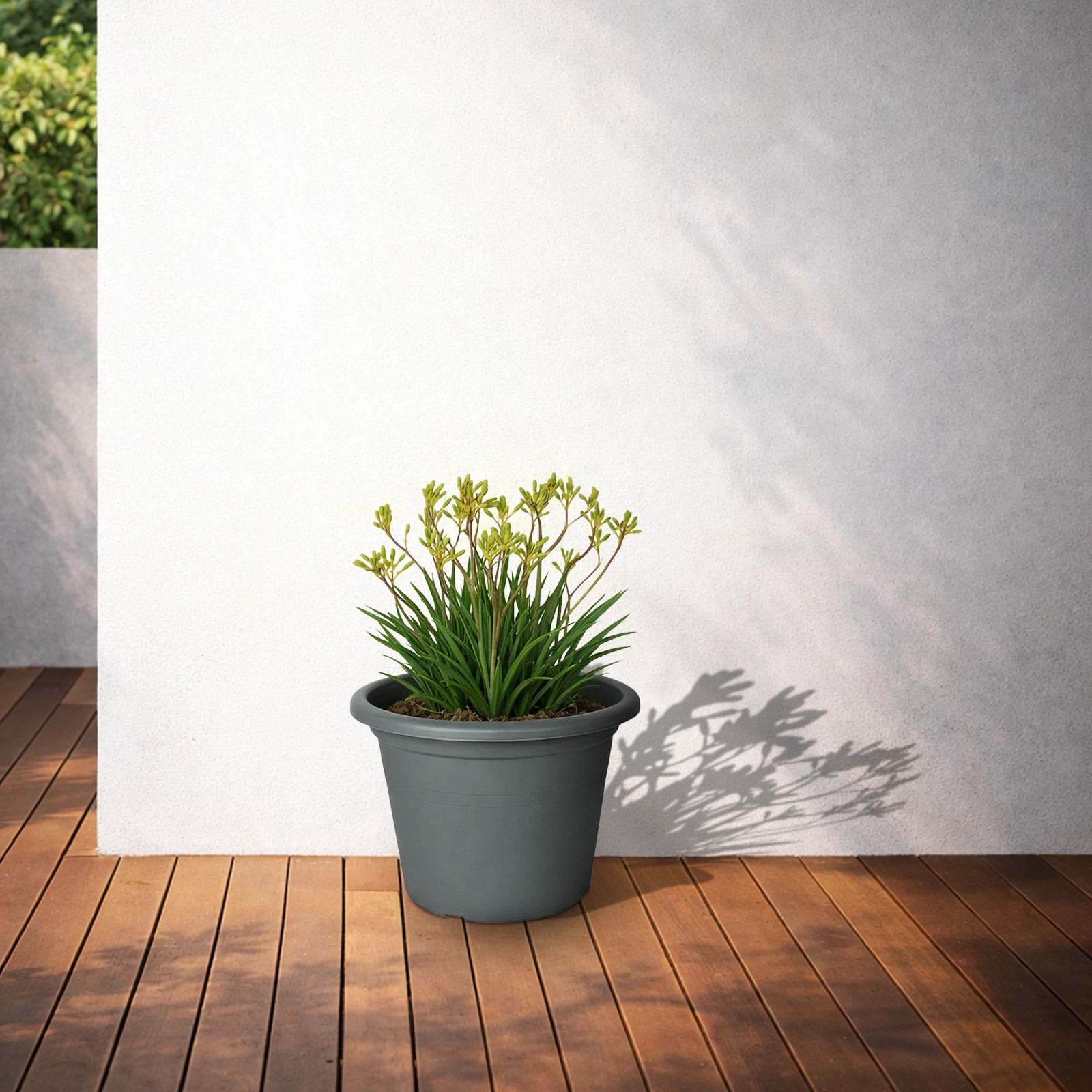 Respect Grey 40cm Cylinda Planter