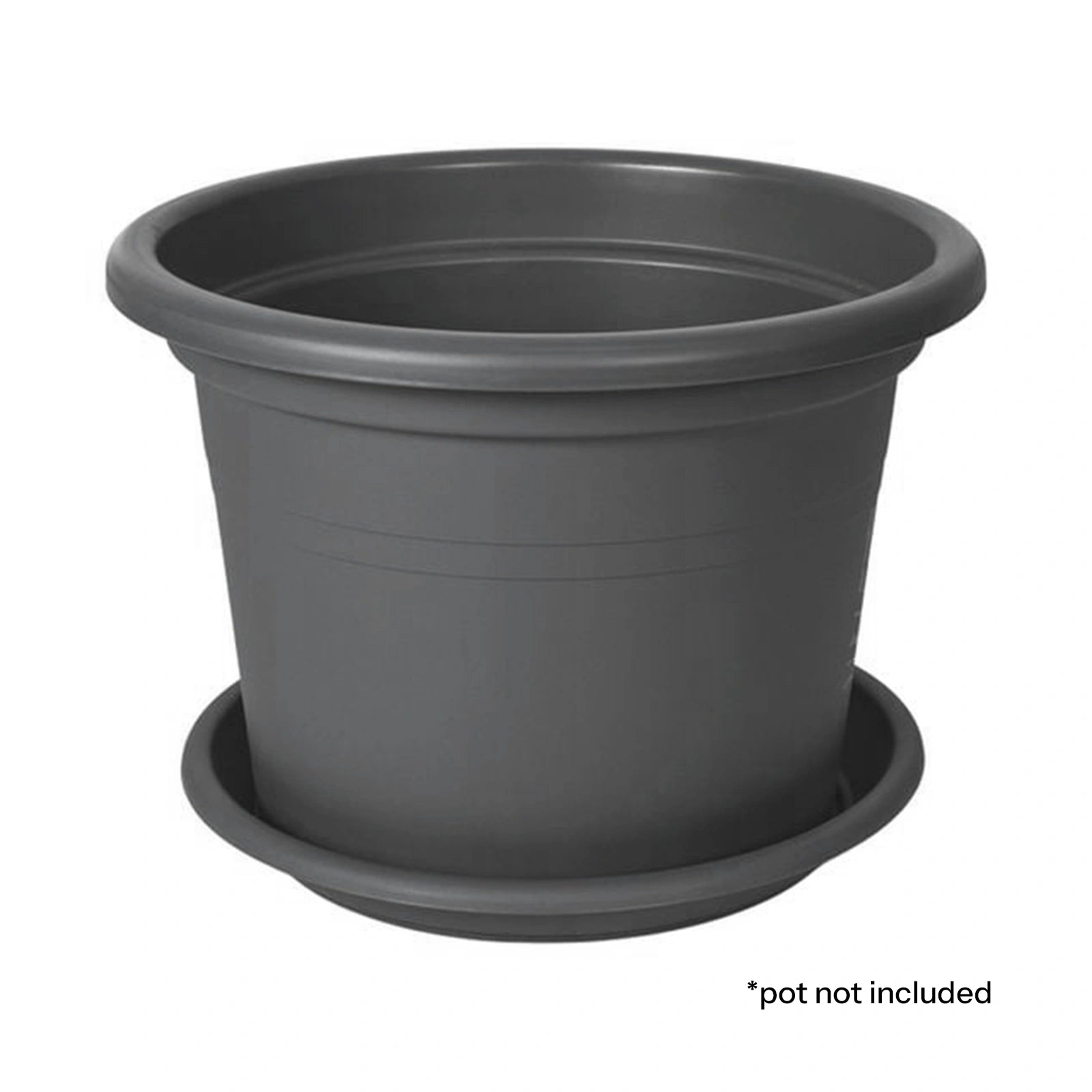 Respect Grey 45cm Cylinda Saucer