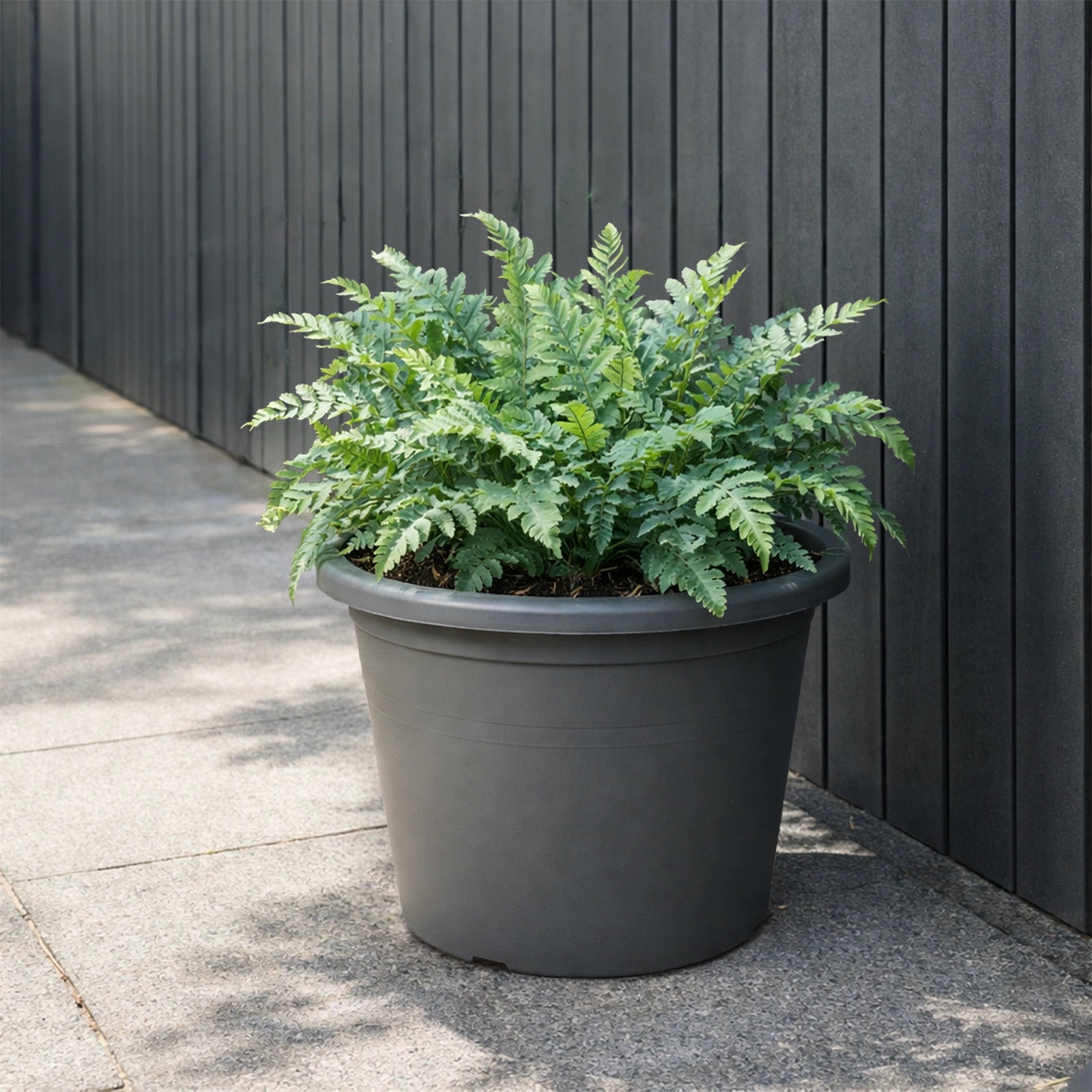 Respect Grey 50cm Cylinda Planter