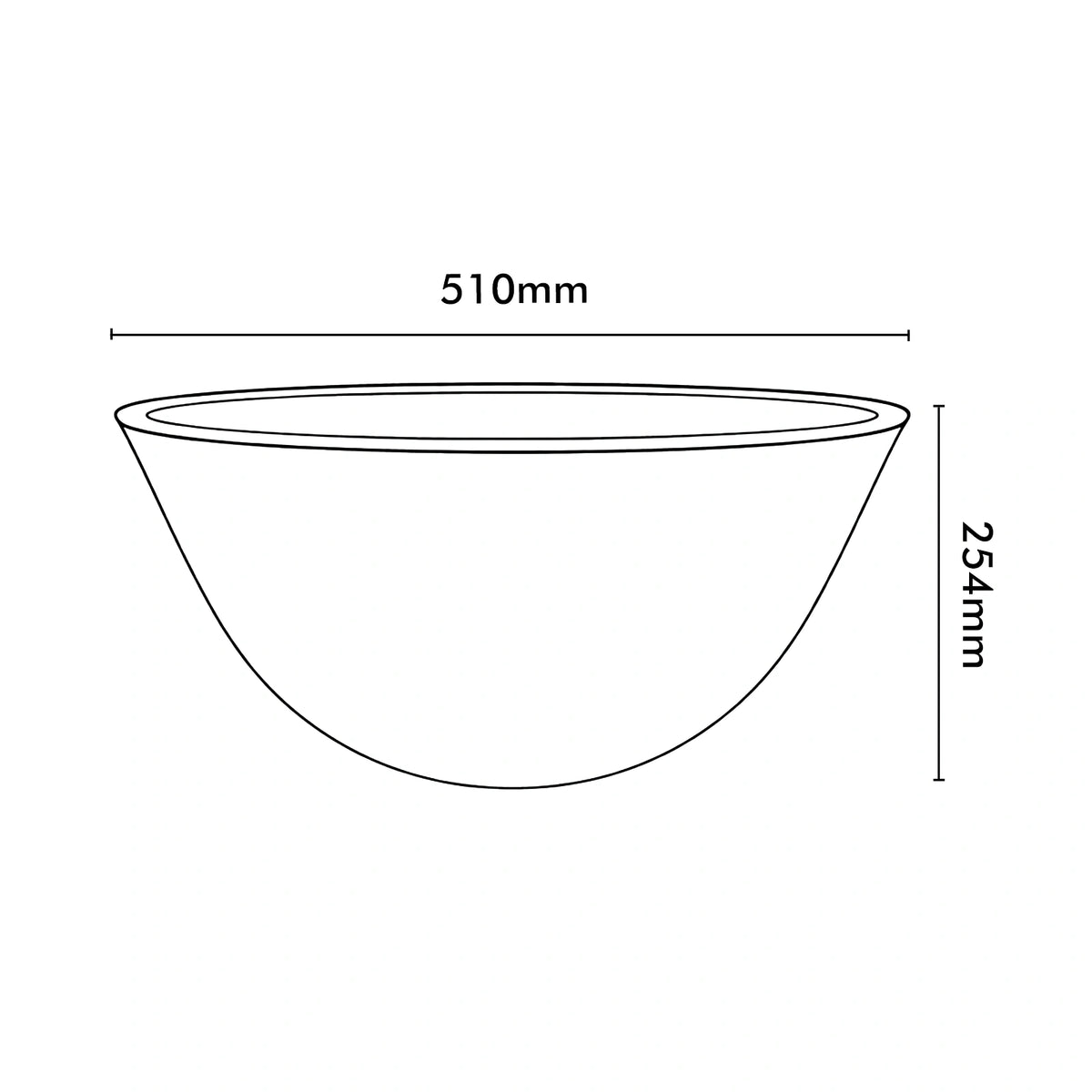 Respect Grey 51cm Green Earth Low Bowl Planter – extra large grey recycled plastic low bowl planter for outdoor spaces
