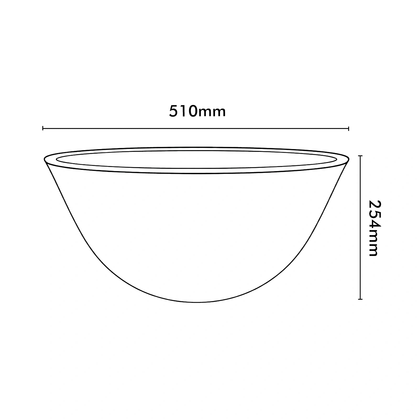Respect Grey 51cm Green Earth Low Bowl Planter
