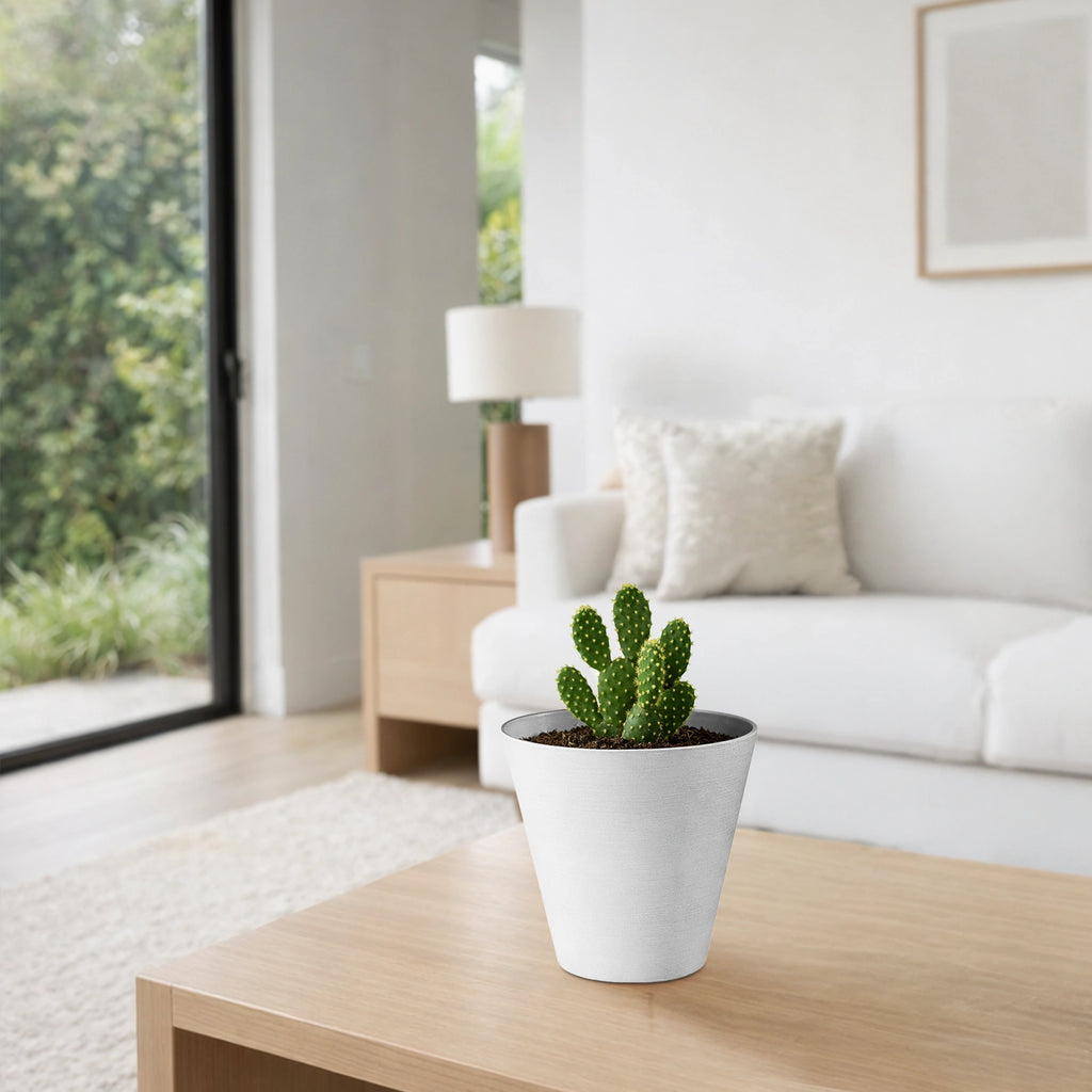 Respect White 16cm Repot Self Watering Planter