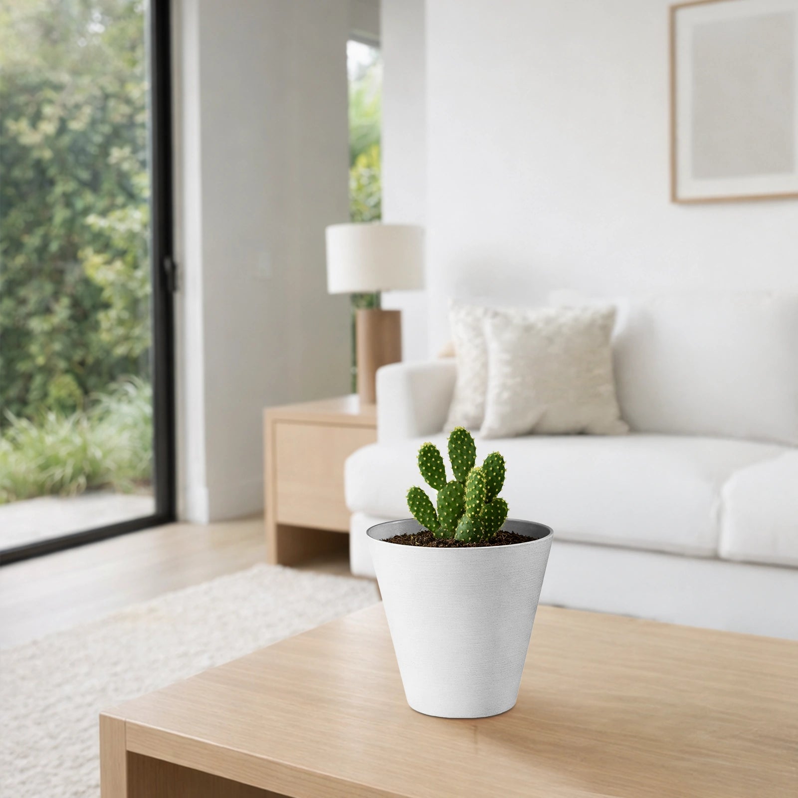 Respect White 16cm Repot Self Watering Planter