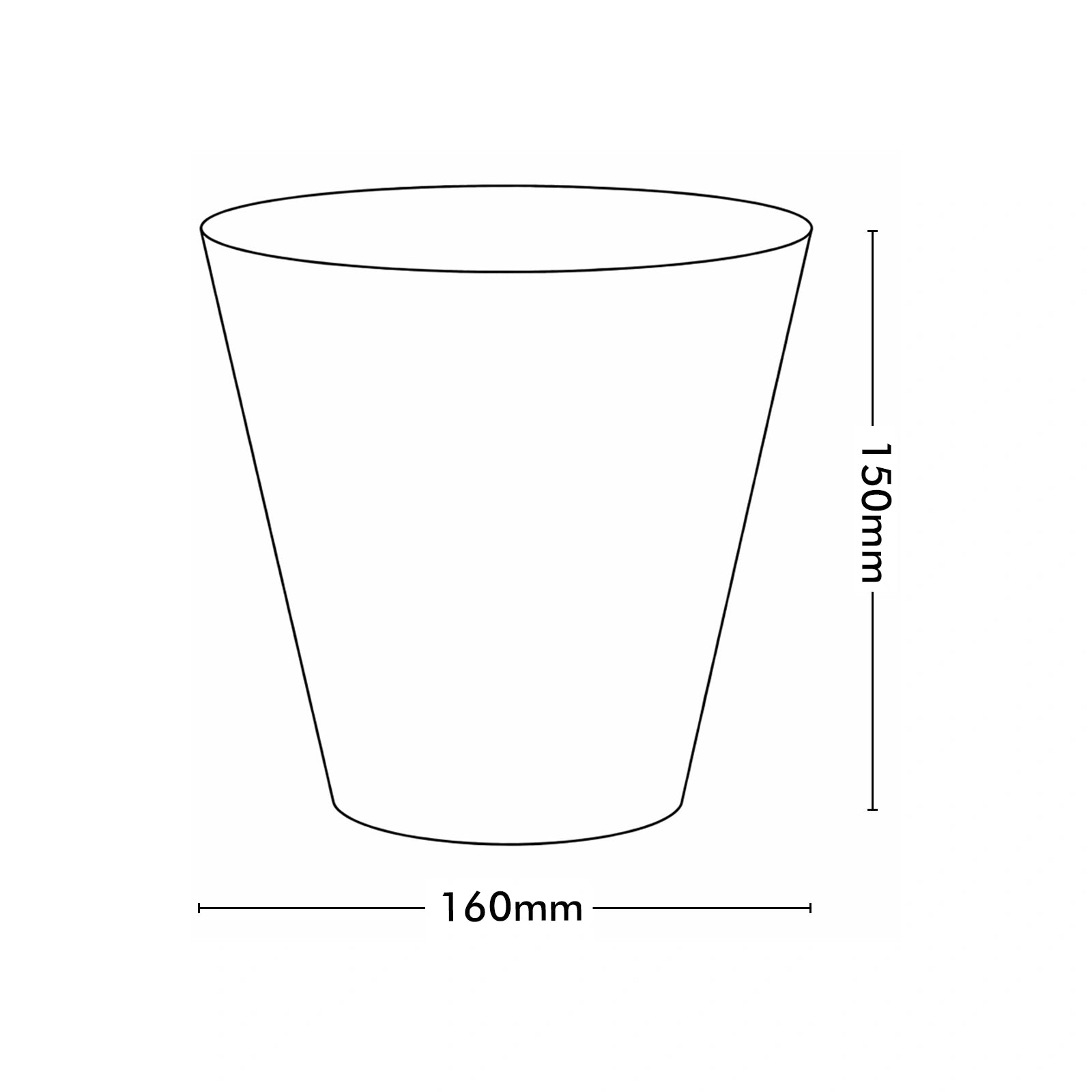 Respect White 16cm Repot Self Watering Planter