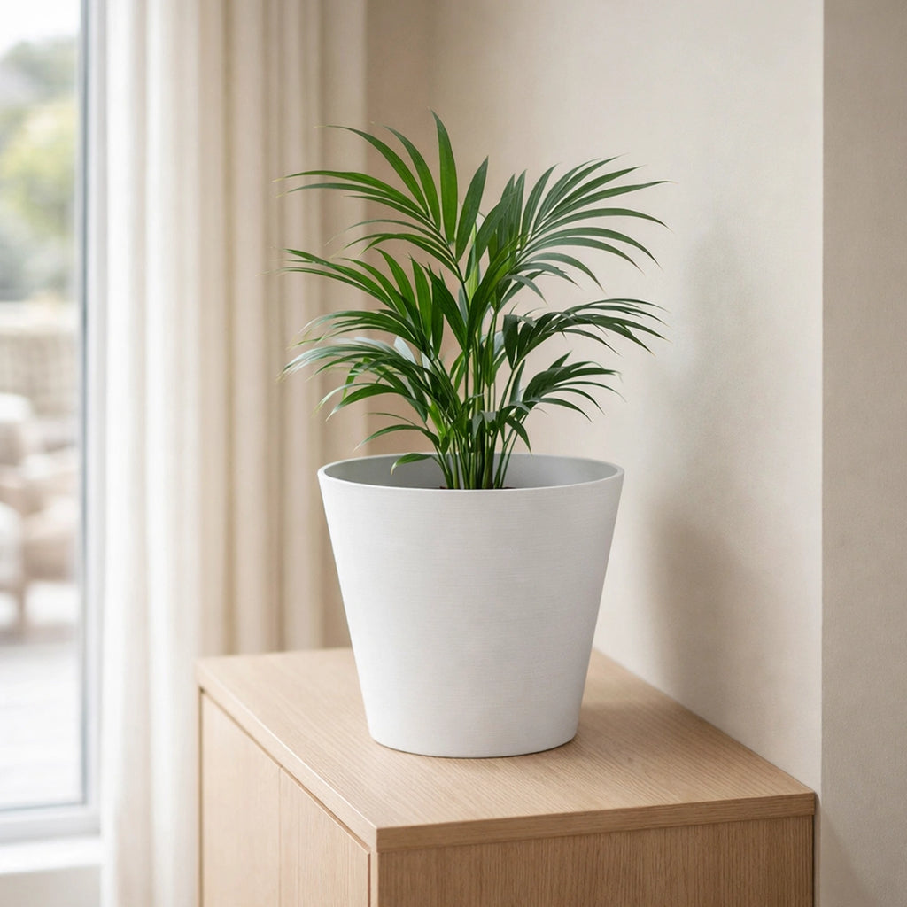 Respect White 25cm Repot Self Watering Planter