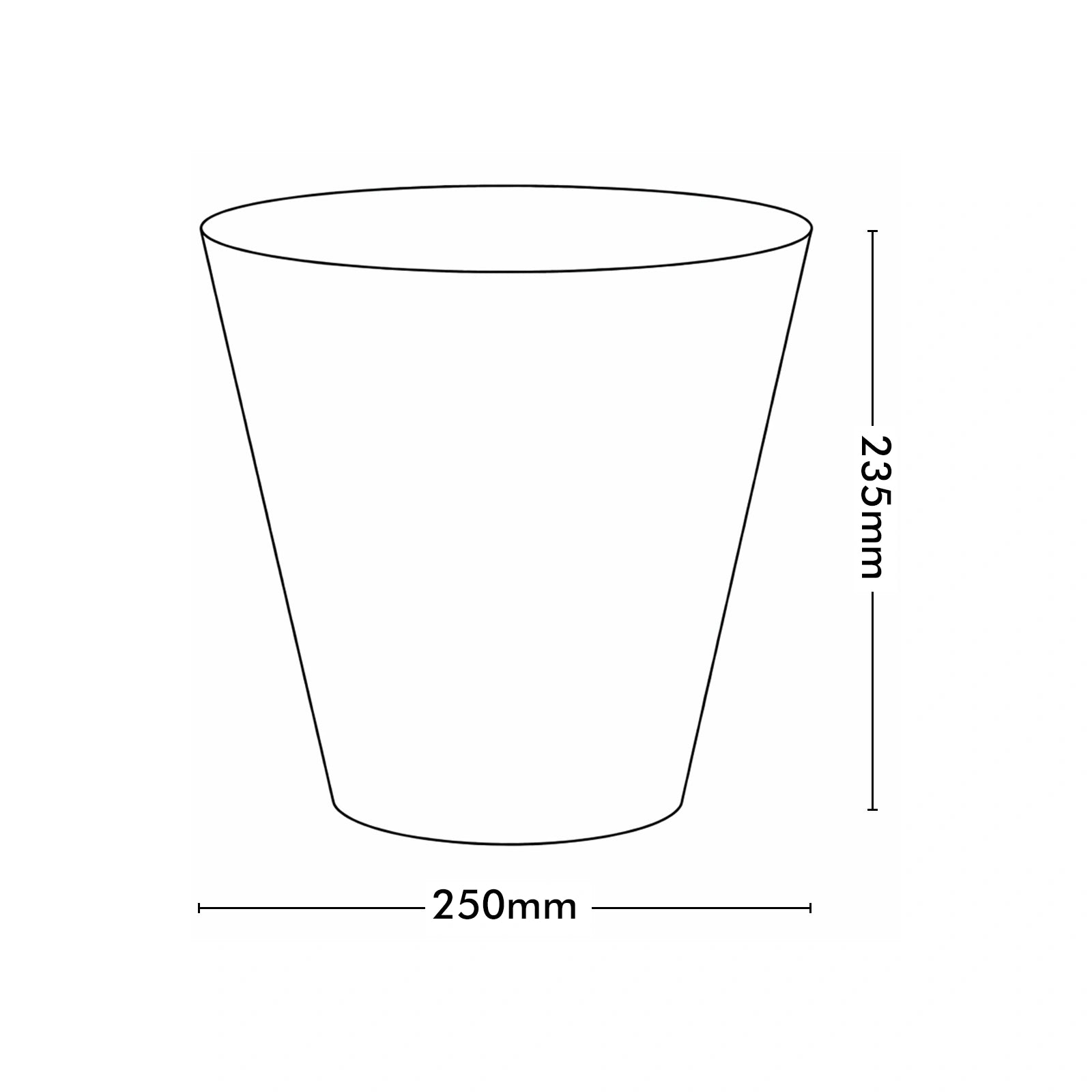Respect White 25cm Repot Self Watering Planter