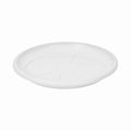 Respect White 26cm Cylinda Saucer – clean white plastic drip tray saucer for indoor and balcony plant pots