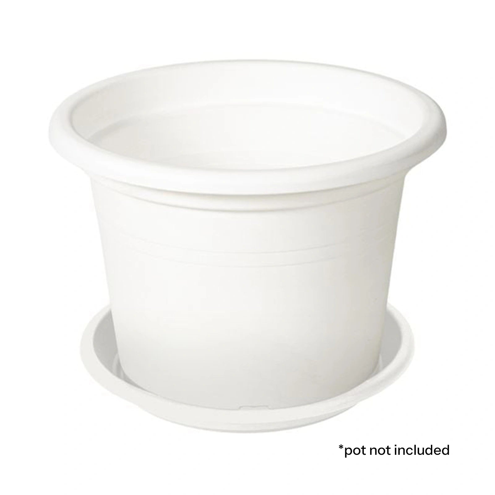 Respect White 35cm Cylinda Saucer
