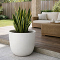 Respect White 58cm Milano Self Watering Planter