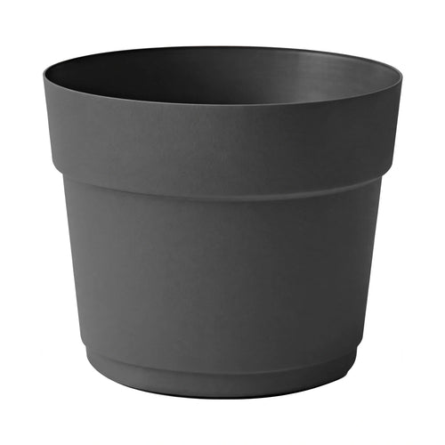 Respect Ash 24cm Cloud Bloom Self Watering Pot – ash grey modern self watering pot for indoor succulents and plants