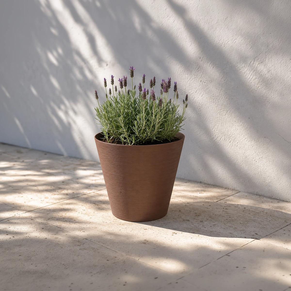 Respect Brown 20cm Terracotta Repot Self Watering Planter – terracotta-look self watering planter for indoor and balcony plants.