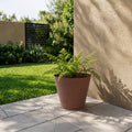 Respect Brown 25cm Terracotta Repot Self Watering Planter – medium terracotta-style self watering repot pot for indoor plants.