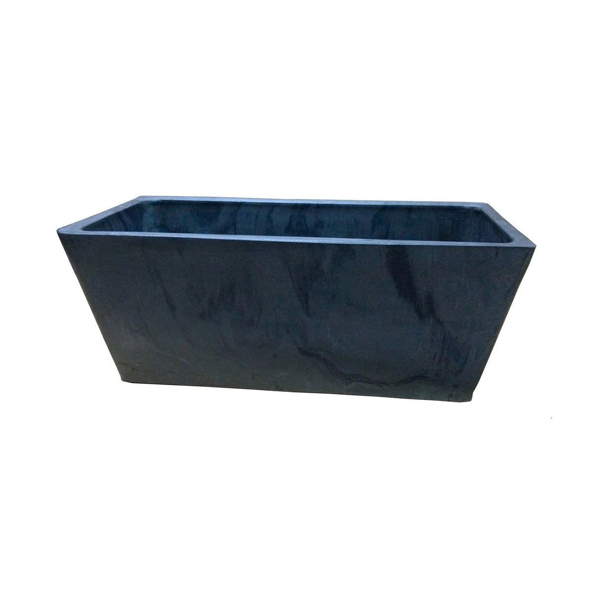 Respect Charcoal 25cm Green Earth Trough Planter – eco-friendly charcoal recycled plastic trough planter for herbs and flowers.