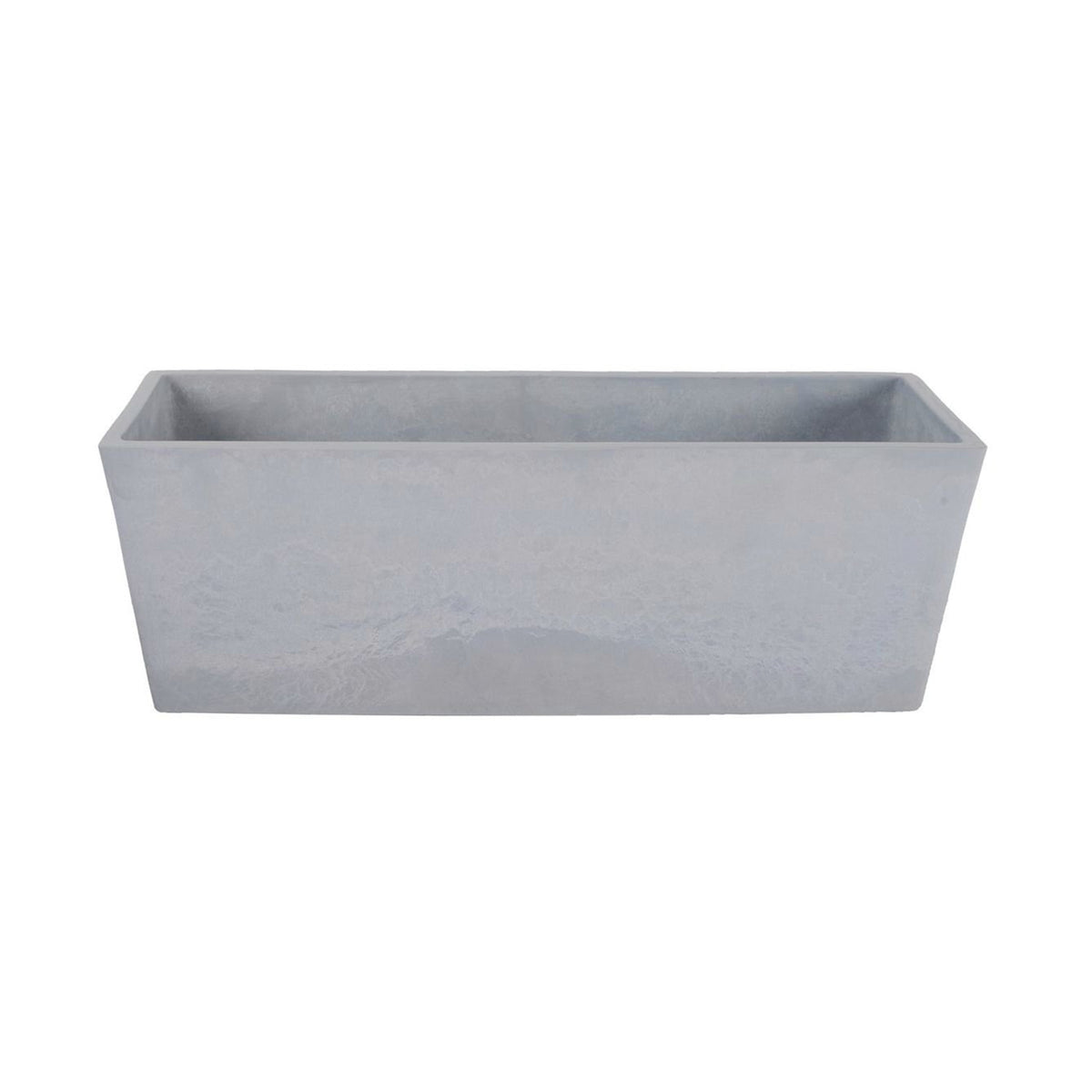 Respect Grey 25cm Green Earth Trough Planter – recycled plastic grey trough planter for herbs and garden beds.