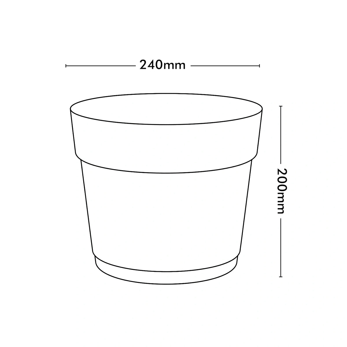 Respect White 24cm Cloud Bloom Self Watering Pot – modern cloud white self watering pot for indoor plants and succulents.