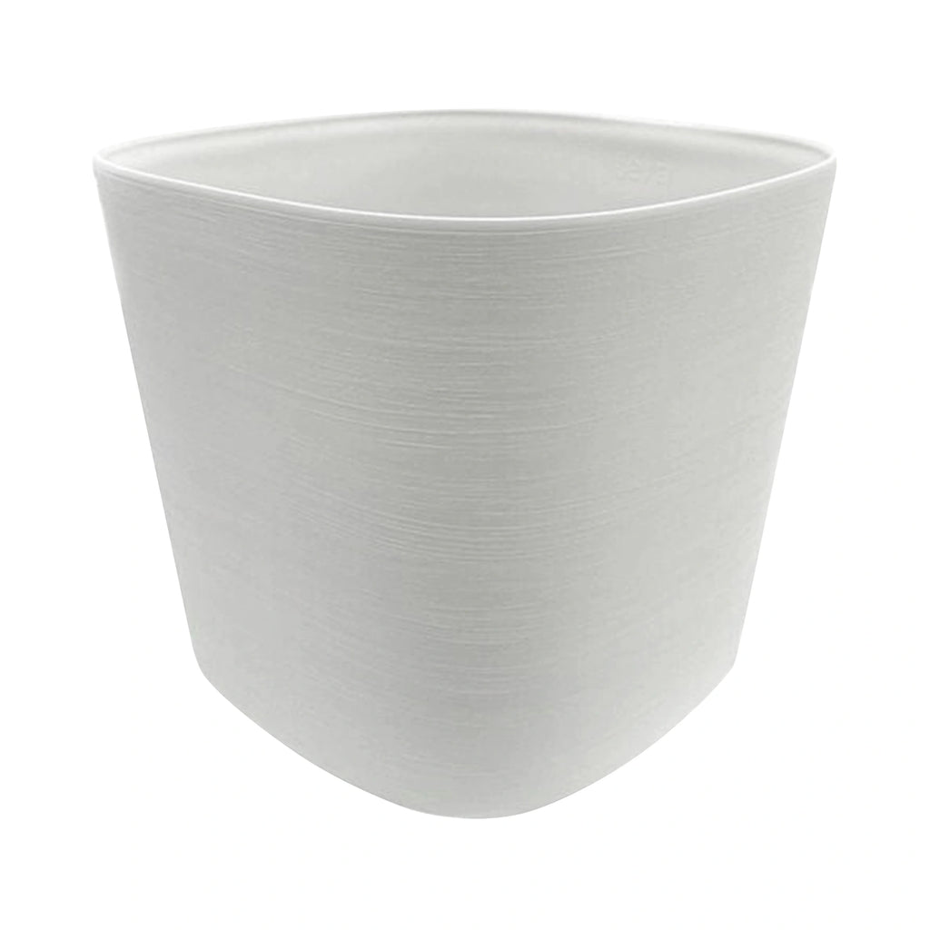 Respect White 24cm Florence Self Watering Pot – stylish white self watering pot for indoor and outdoor plants.