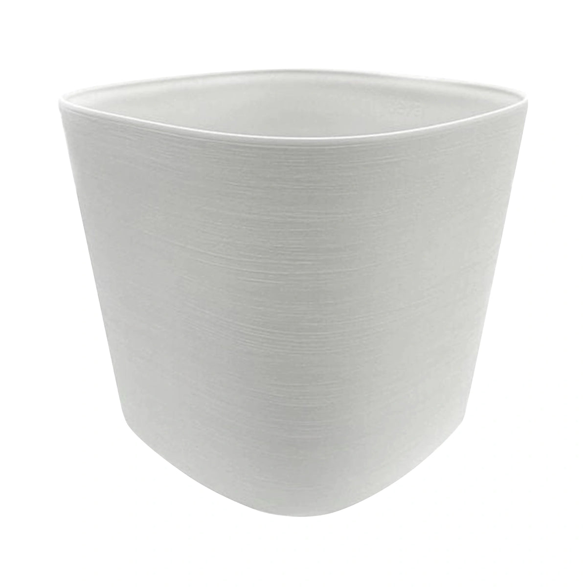 Respect White 24cm Florence Self Watering Pot – stylish white self watering pot for indoor and outdoor plants.