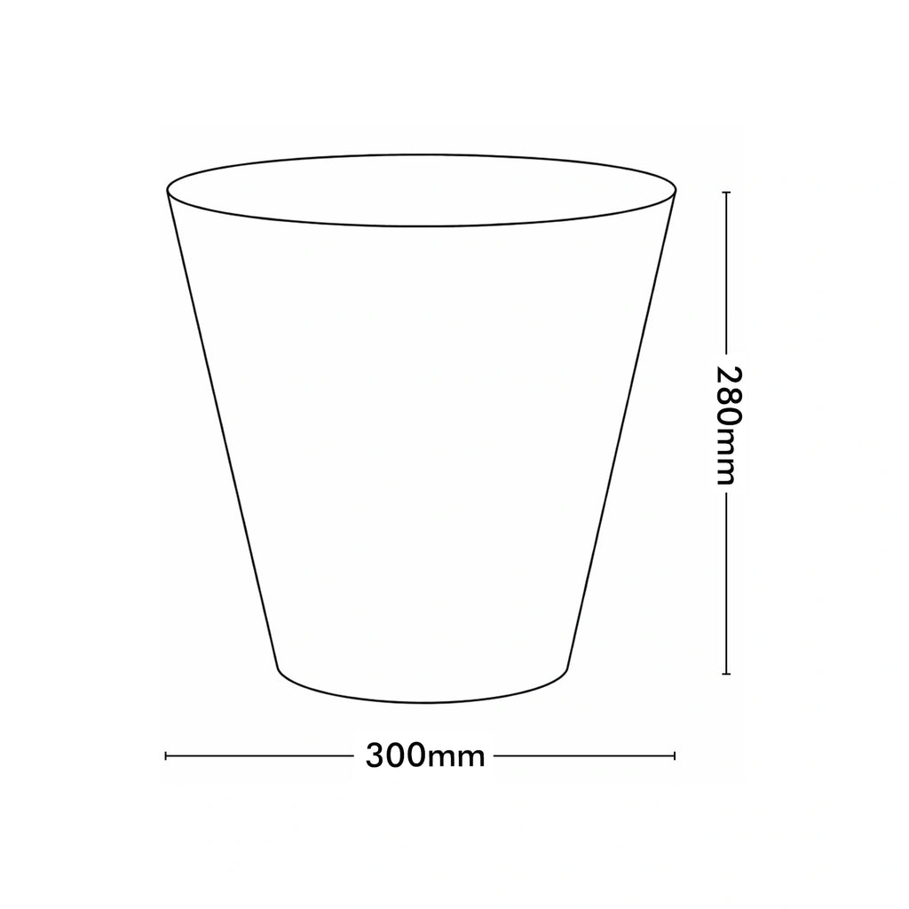 Respect White 30cm Repot Self Watering Planter – large white self watering repot pot ideal for indoor and outdoor plant growth.